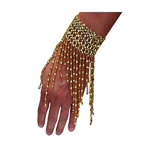 Beaded Wrist Cuff - Egyptian - Flapper - Costume Accessories - Adult Teen