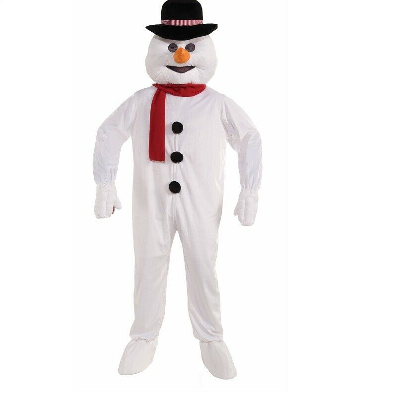 Snowman Plush Mascot - Costume - Adult - One Size