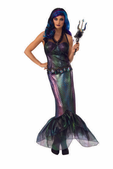 Mermaid - Queen of the Dark Seas - Costume - Women - Medium 8-10