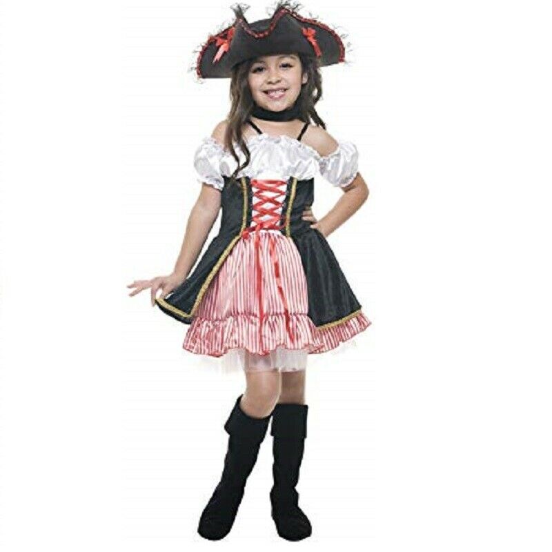 Sassy Pirate Girl - Costume - Girls - Large 10-12