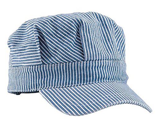 Train Conductor Hat - Engineer - Blue/White Costume Accessory - Child