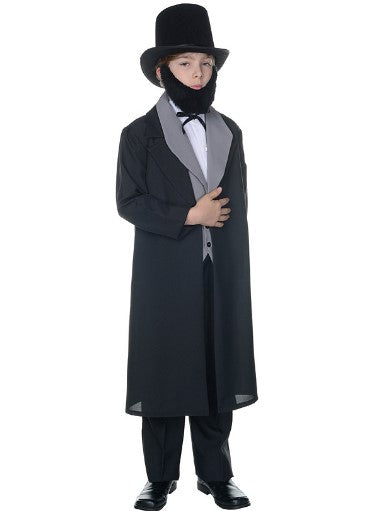 Abraham Lincoln - President - Victorian - Costume - Child - 2 Sizes