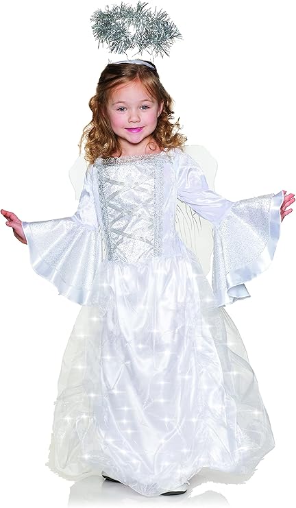 Lil Angel - Fairy - Princess - Light Up Dress - Costume - Girls - 3 Sizes