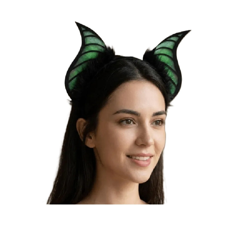 Bat Animal Creature Ears Headband - Green | Red | Gray - Costume Accessory