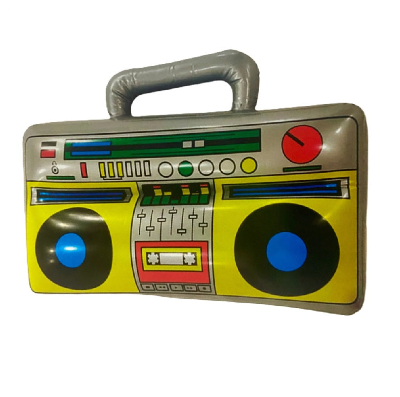 Inflatable Boombox - 80's - 90's - Costume Accessory Prop