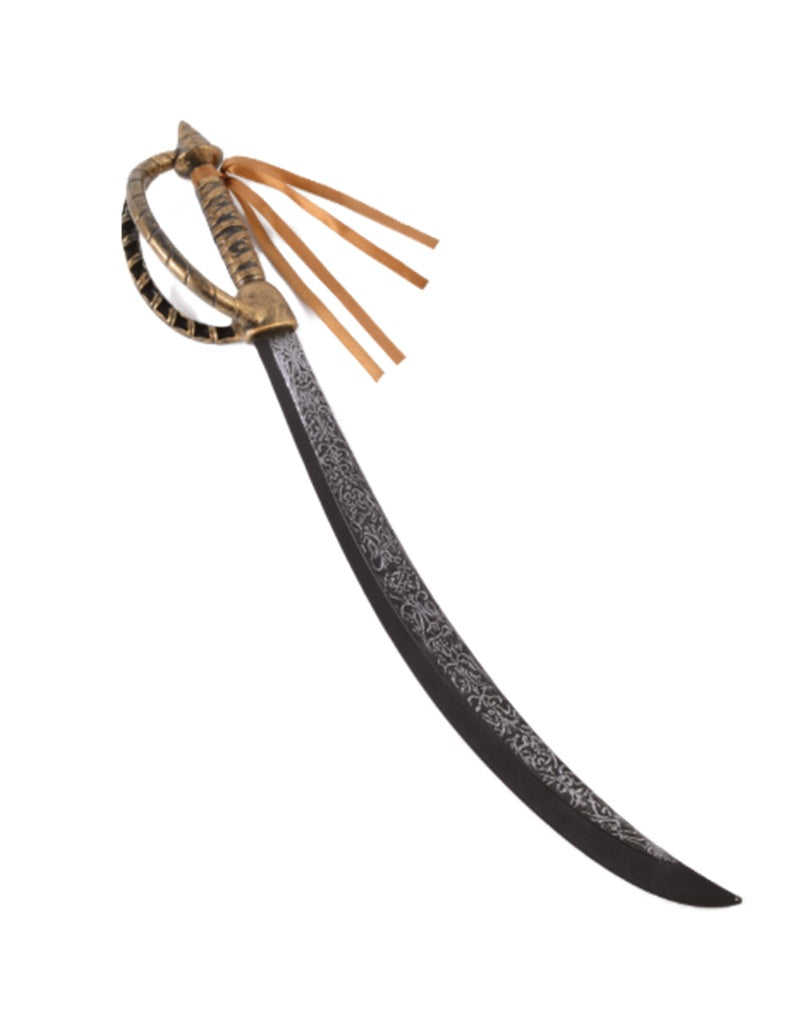 Pirate Cutlass Sword - Plastic - Musketeer - Aladdin - Costume Accessory Prop