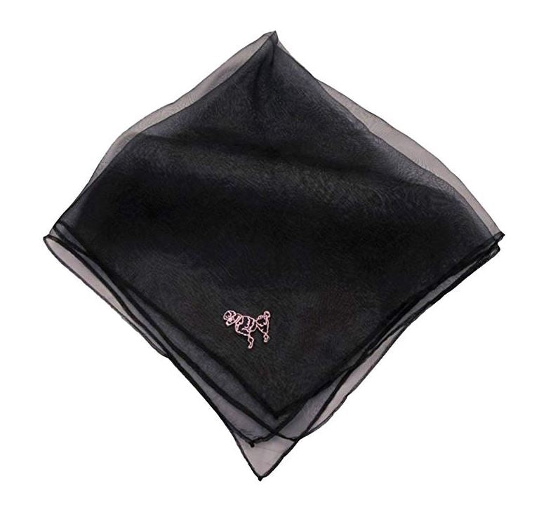 Sock Hop Pudelschal - 1950er Jahre - Chiffon - Kostümaccessoire - 3 Farben
