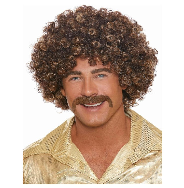 Afro Wig - Brown-Multi-tone - 60's - 70's - Costume Accessory - One Size