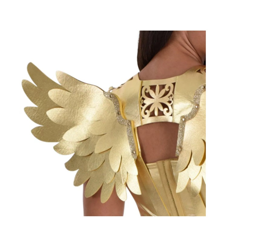 Angel Club Wings Harness - Gold - Costume Accessory - One Size