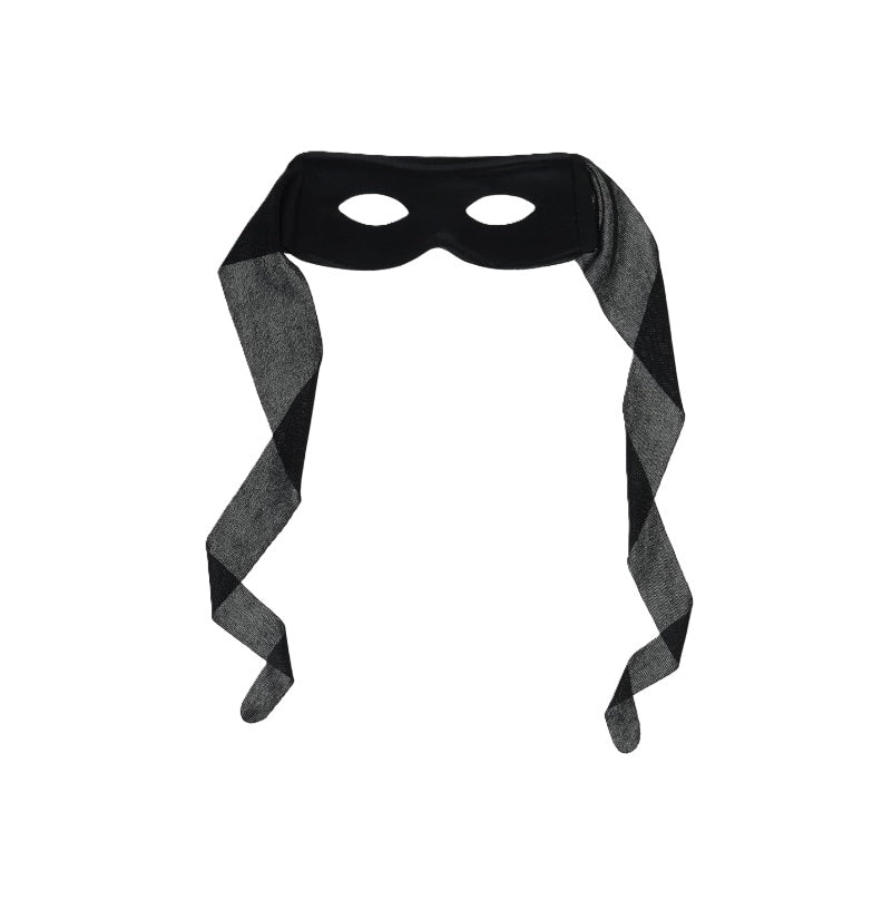 Black Eye Mask - Fabric - Zorro - Bandit - Costume Accessory - One Size