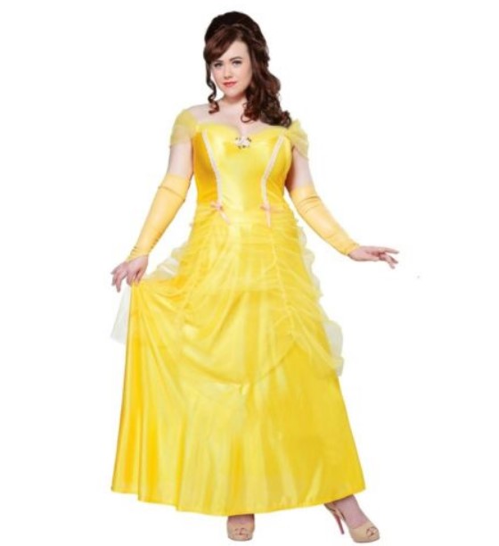 Belle - Beauty and the Beast - Princess - Costume - Women - Plus - 2XL