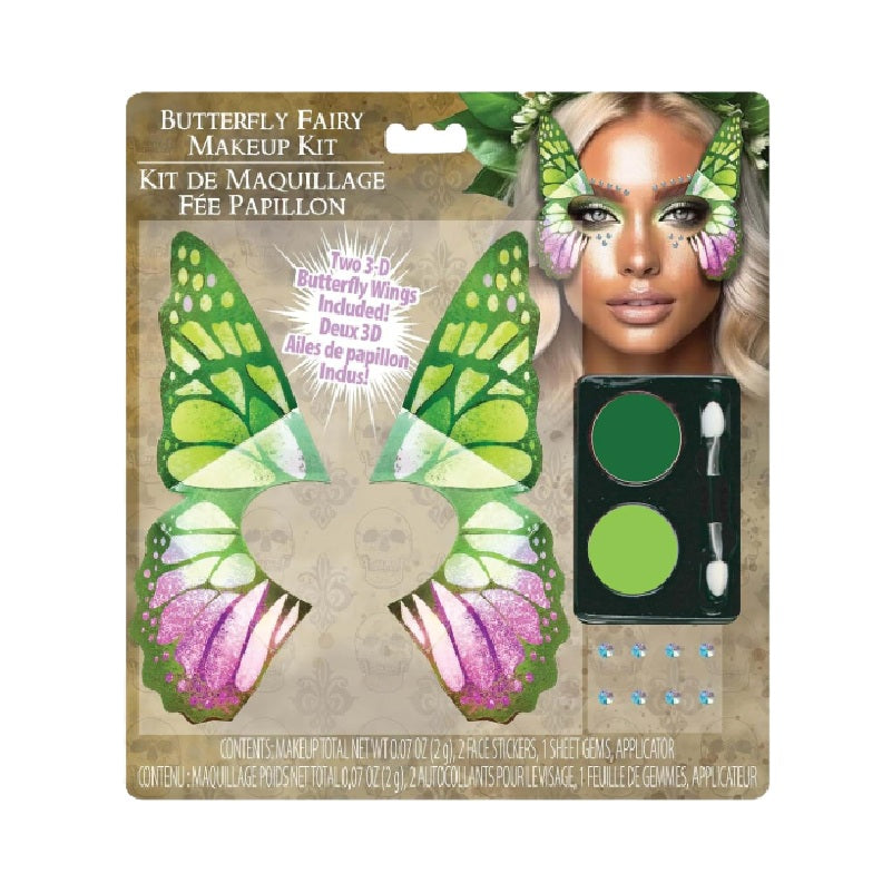 Butterfly Fairy 3-D Dazzling Eye Décor Makeup Kit - Costume Accessories