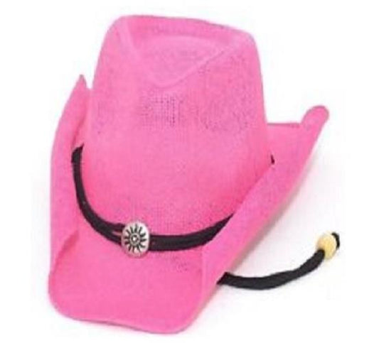 Cowgirl Hat - Pink - Barbie - Costume Accessory - Adult L/XL