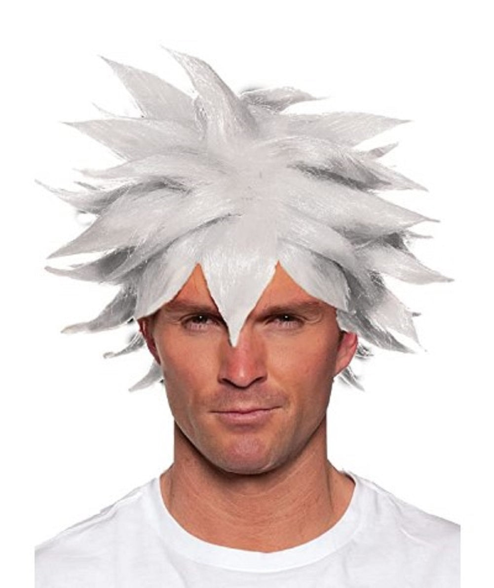 Crunchyroll Spikey Wig - Anime - Costume Accessory - One Size - Black or White