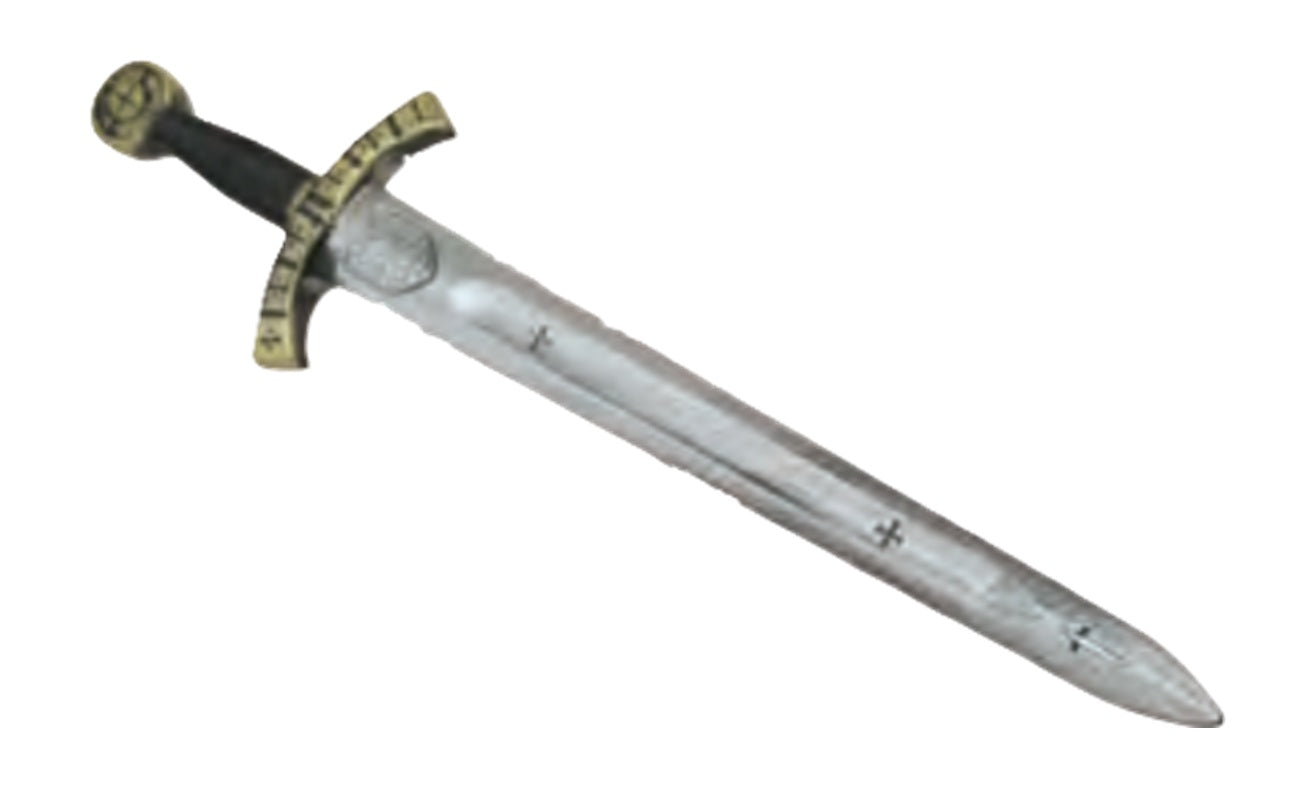 Crusader Sword - Plastic - 24" - King Arthur - Costume Accessory Prop