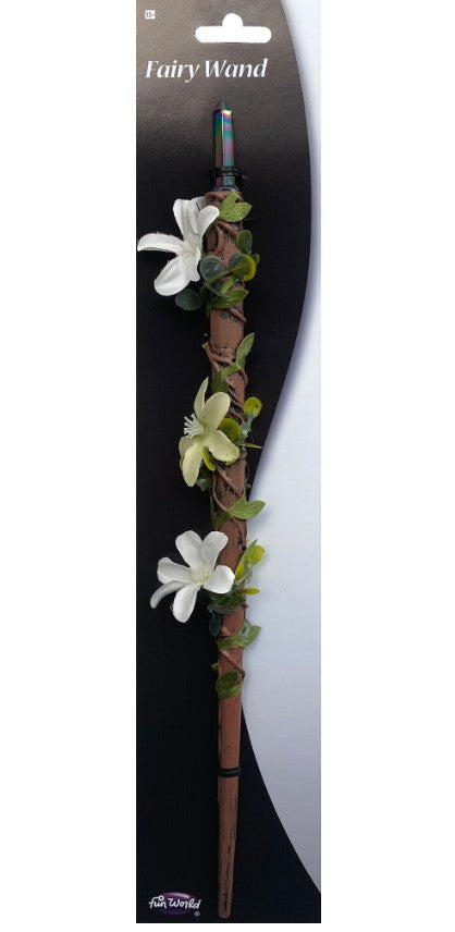 Crystal Fairy Wand - Flower Details - Costume Accessory - One Size - 3 Colors