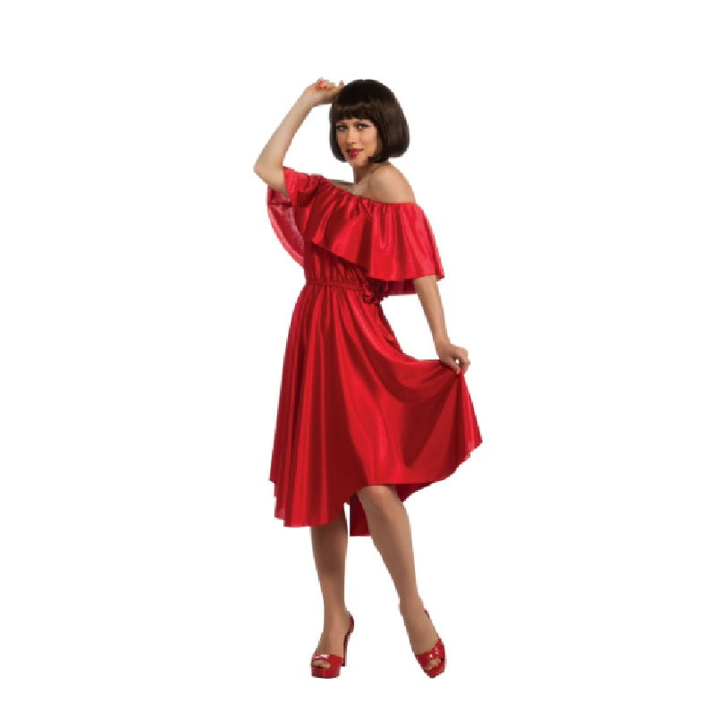 Stephanie - Disco Saturday Night Fever Red Dress - Costume - Women