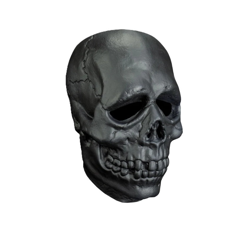 Black Skull Mask - Don Post - Trick or Treat - Costume Accessory - One Size