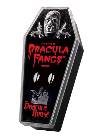 Chrome Vampire Fangs - Costume Accessories - 2 Sizes