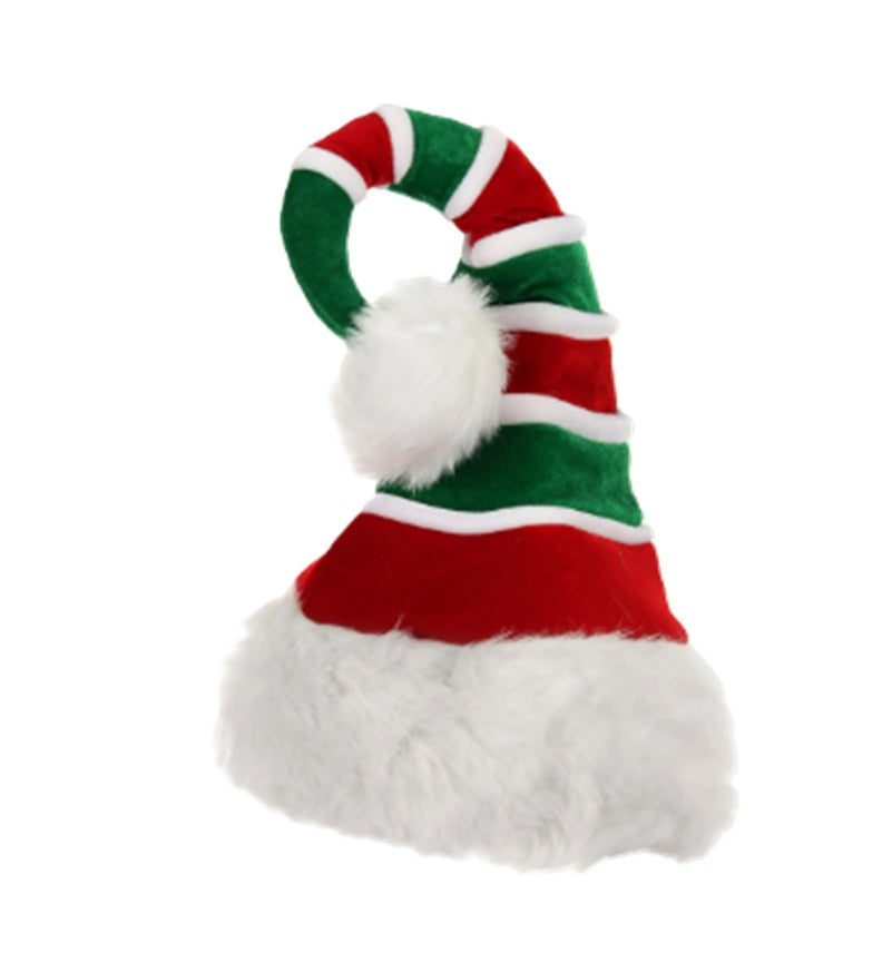 Soft Ridged Santa Elf Hat - Christmas - Deluxe Costume Accessory - One Size