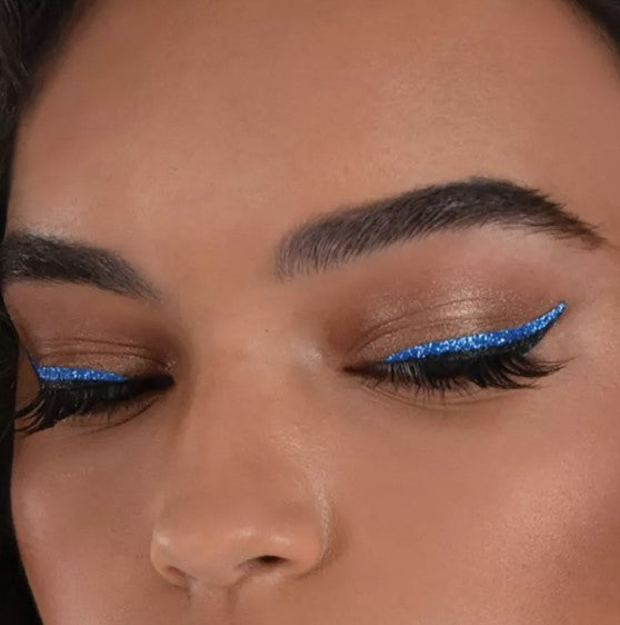 Glitter Winged Eyeliner Decals - Costume Accessories - One Size