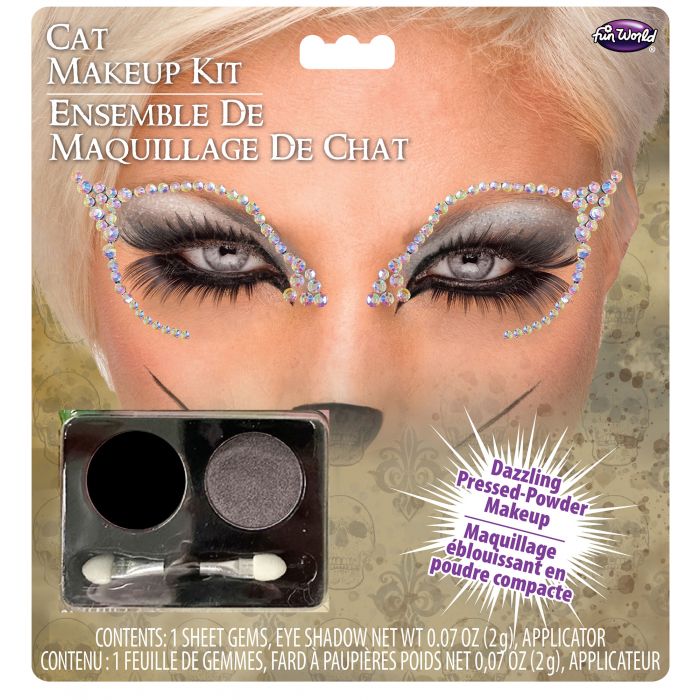 Dazzling Eye Décor Makeup Kit - Face Jewels - Costume Accessories - 2 Styles
