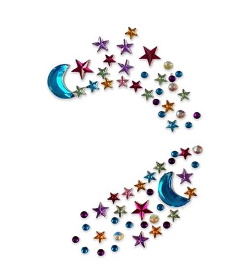 Unicorn Face & Body Jewels - Sorceress - Celestial - Costume Accessories