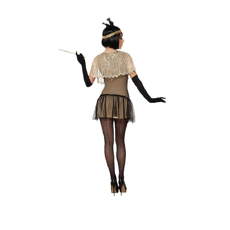 Flapper Capelet - Sheer - 1920's - 1970's - Costume Accessory - 2 Colors