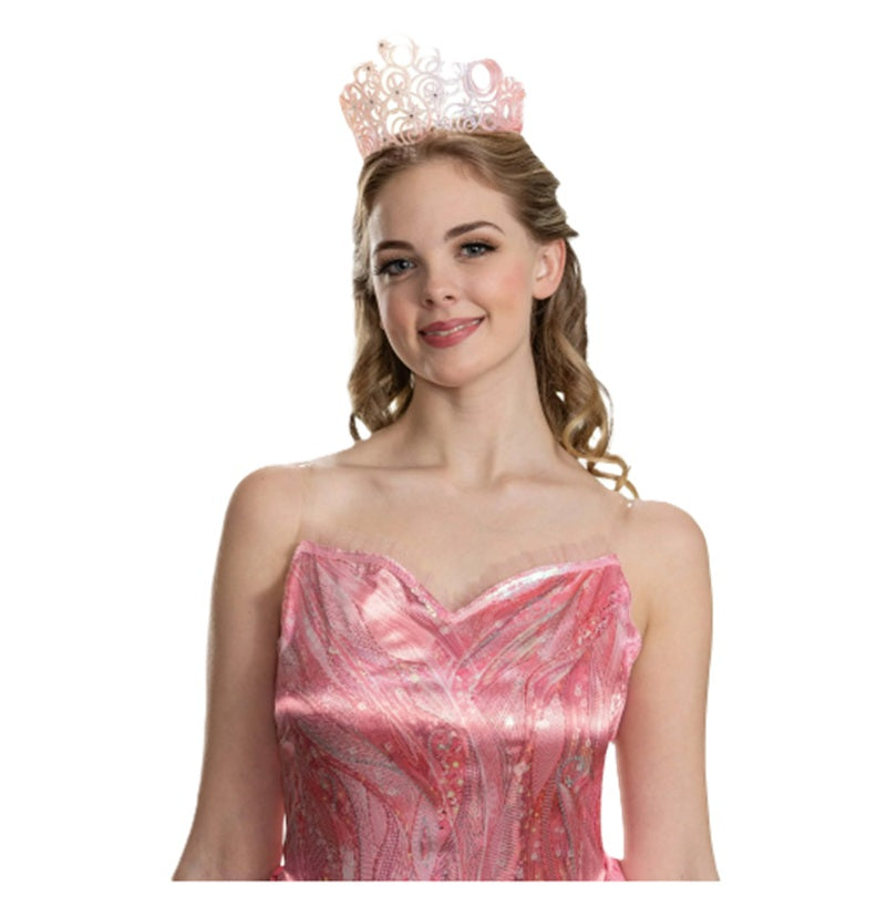 Glinda Crown - Pink Plastic - Costume Accessory Prop - Smaller Size