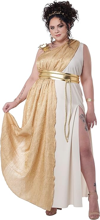 Roman Greek Golden Goddess - Toga - Costume - Women Plus - 2 Sizes Arlene's Costumes Roman Greek Golden Goddess - Toga - Costume - Women Plus - 2 Sizes Arlene's Costumes