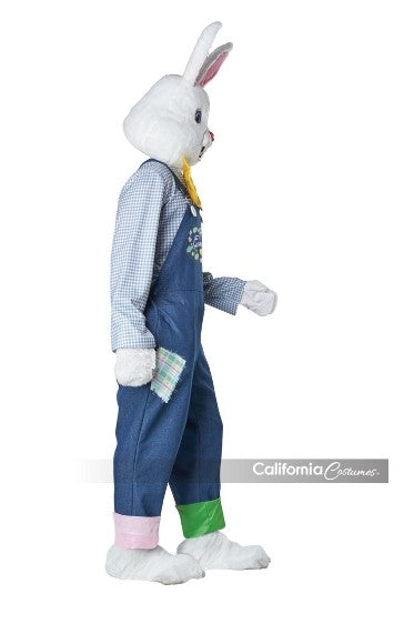 Happy Easter Bunny Rabbit - Overalls - Mascot Costume - 2 Sizes