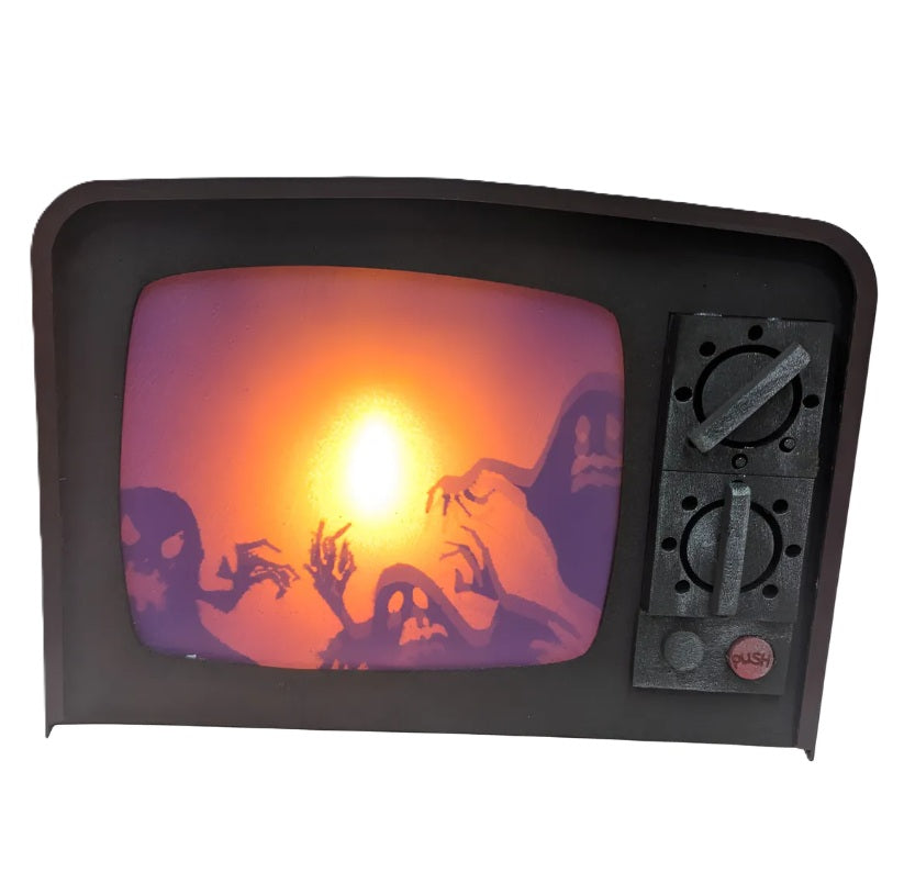 Horror Television - Ghosts - Halloween - Decoration - Prop Decor