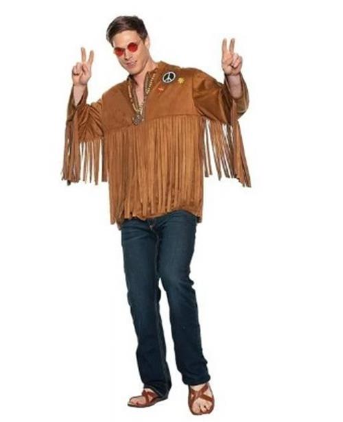 Hippie Fringe Shirt - Cowboy - Costume - Men - 2 Sizes