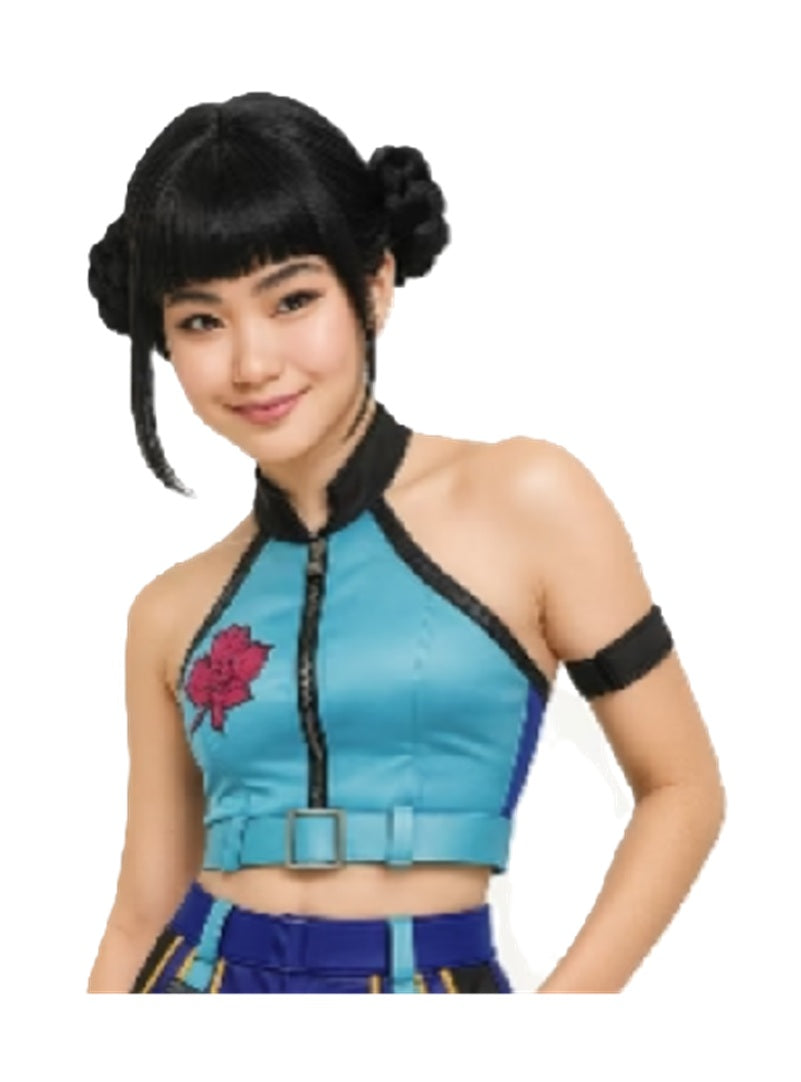 Anime Hunter Black Space Buns Wig - K-Pop - Costume Accessory - Smaller Size