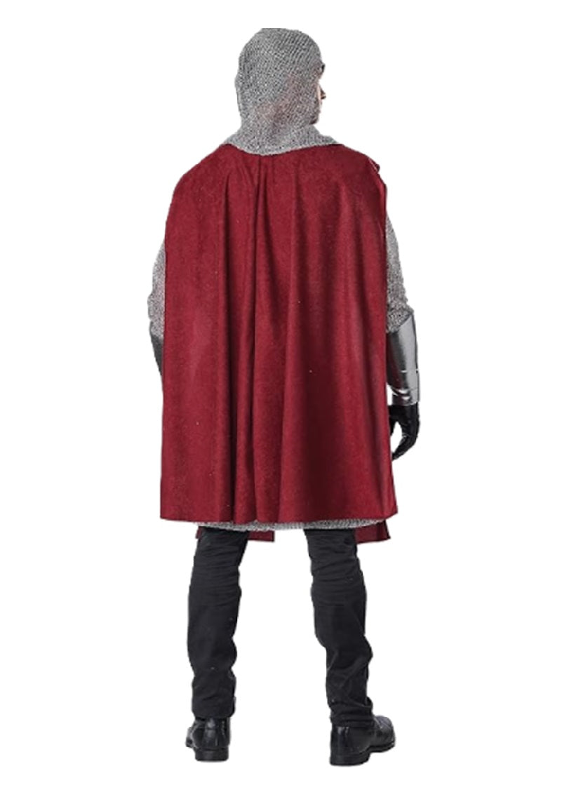 Knight Chainmail Tunic Hood - Medieval - Renaissance - Costume - Adult - 2 Sizes