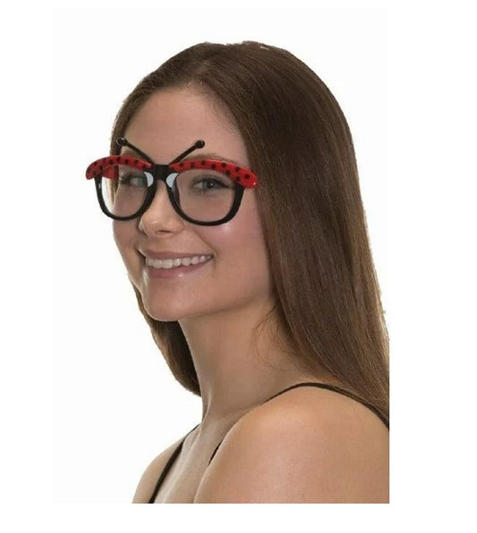 Ladybug Glasses - Insect - Plastic - Costume Accessory - Child Teen Adult