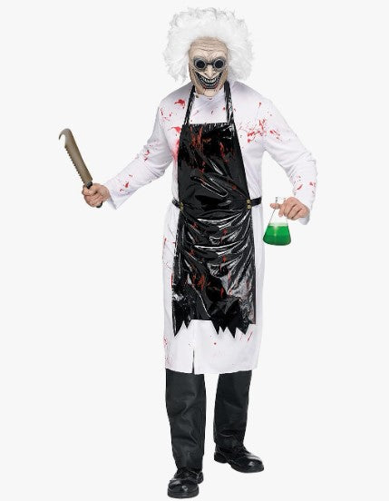 Mad Scientist - 3 Pieces - Costume - Standard - 6' 200 lbs