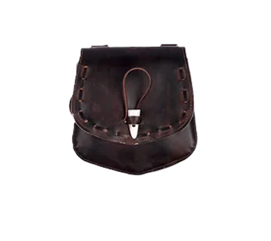 Brown Medieval Medicine Bag - Renaissance - Costume Accessory - One Size