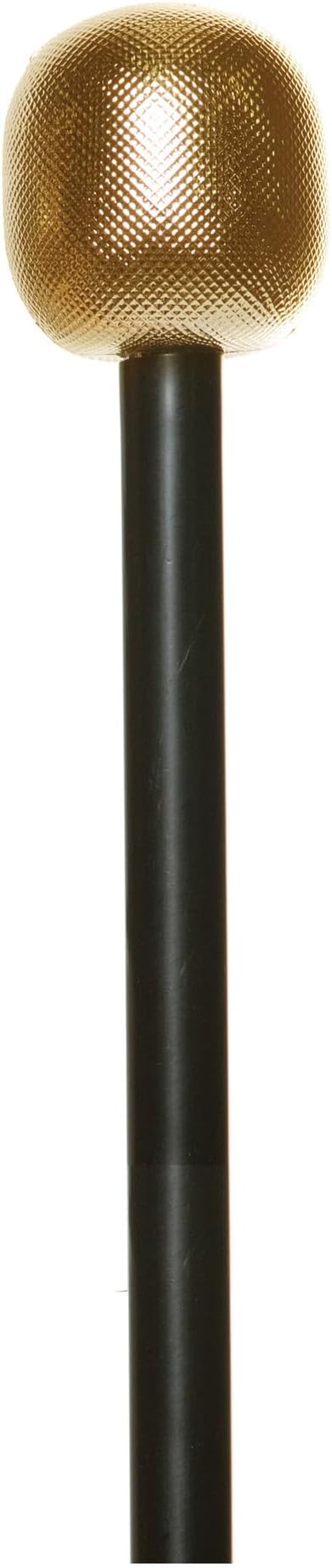 Glitter Microphone - Gold/Black - Prop Costume Accessory