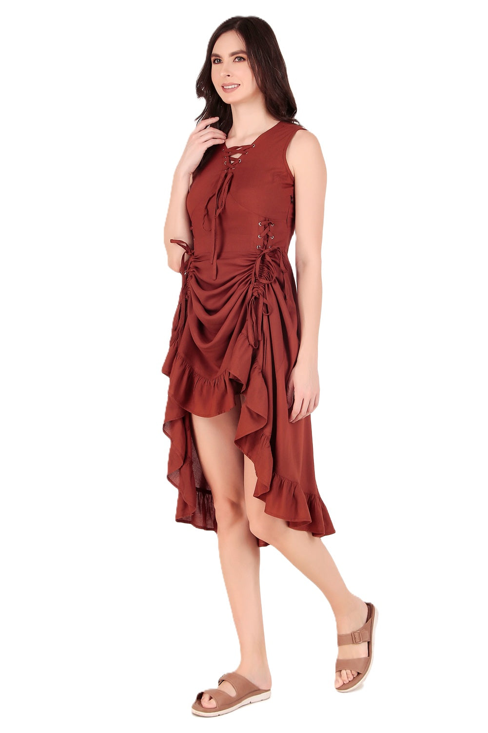 Pirate Mystic Voyage Dress - Hippie - Costume - Women - Brown or Black