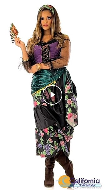 Mystical Charmer - Pirate - Gypsy - Fortune Teller - Costume - Adult - 3 Sizes