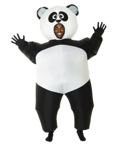 Panda Inflatable Jumpsuit - Costume - Adult - One Size