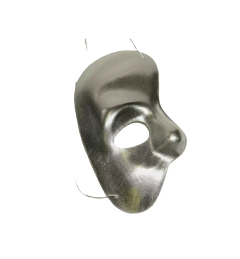 Silver Phantom of the Opera Mask - Lightweight - Costume Accessory - One Size