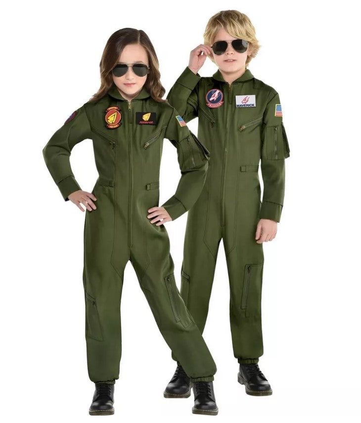 Fliegerbrille - Offizier - Rauchglas - Kostümzubehör - Kind