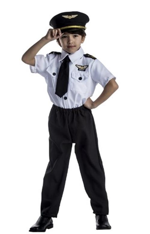 Pilot - Captain - Aviator - Costume - Child - 2 Sizes