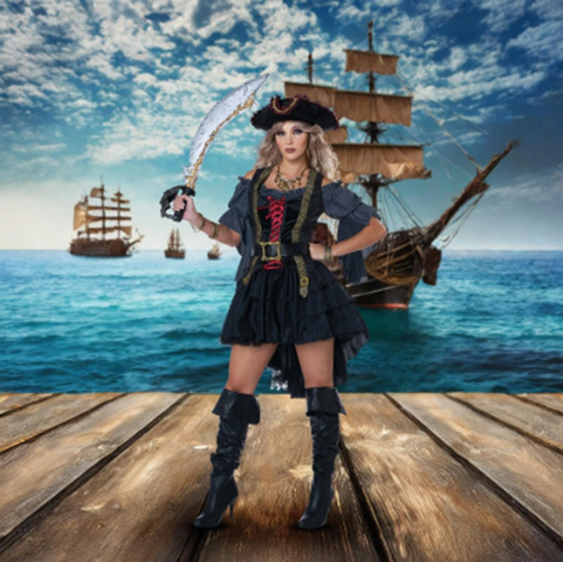 Pirate Beauty of the Dark Seas - Costume - Women - 4 Sizes