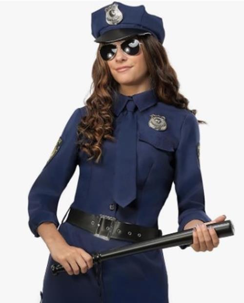 Black Police Club - Nightstick - Plastic - Costume Accessory Prop - One Size