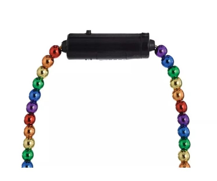 Pride Rainbow Light-Up Necklace - 32" - LED - Costume Accessory