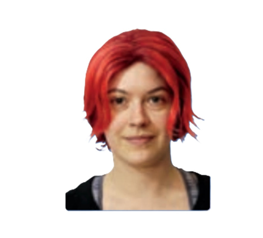 Red Hair Wig - One Piece - Anime - Unisex Costume Accessory - One Size