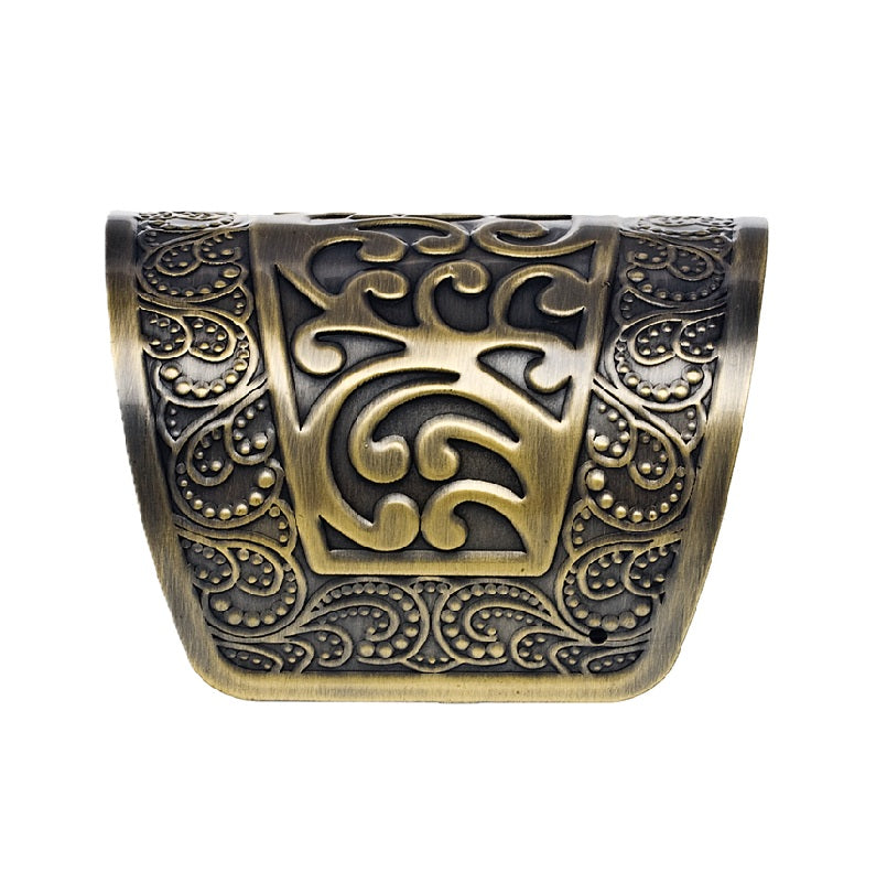 Antique Copper Roman Ancient Wrist Cuffs - 1 Pair - Costume Accessory - One Size